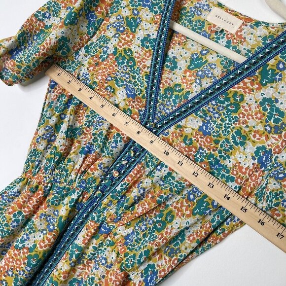 Melloday Floral Maxi Dress Women’s Size XS Bohemian - Picture 8 of 11